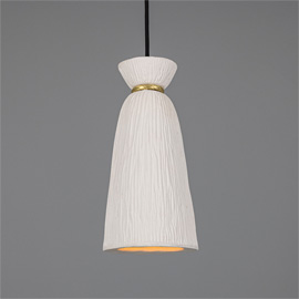 Pando Matt White Pendant Light 
